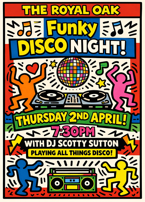 The Royal Oak Funky Disco Night with DJ Scotty Sutton