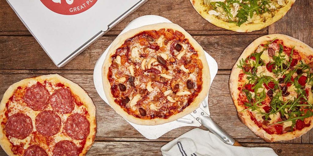 Delicious pizzas from The Royal Oak Swindon